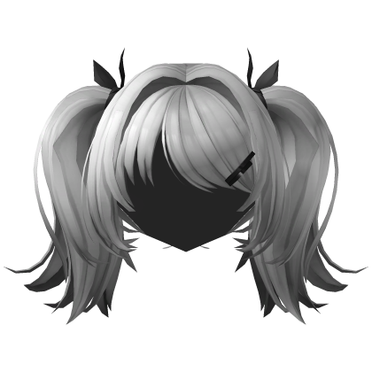 White Girl Hair w/ Ponytails Roblox item