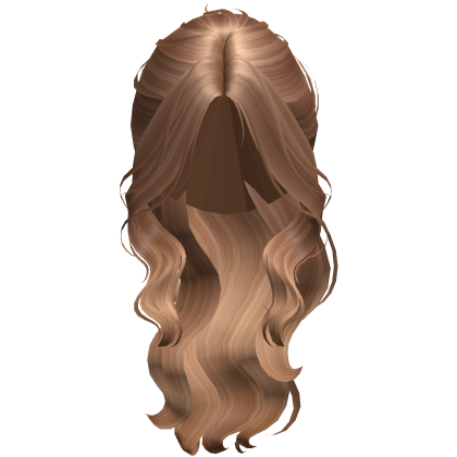 ♡ Wavy Flowy High Fashionable Ponytail in Ginger