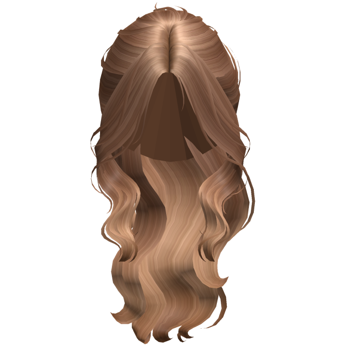 ♡ Wavy Flowy High Fashionable Ponytail in Ginger