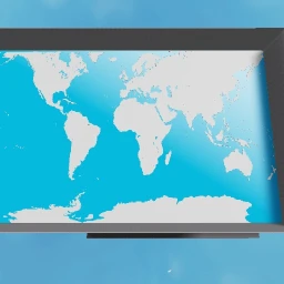 Paintable Map world icon