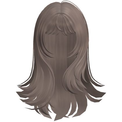 wavy hair milktea w bangs Roblox item
