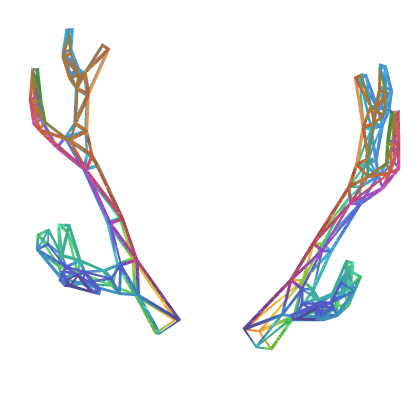 [Unavailable] Rainbow Glitter Hologram Antlers