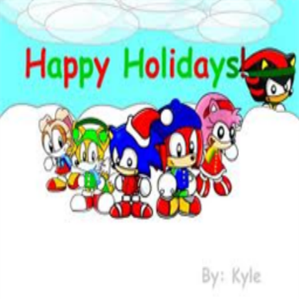 sonic Xmas Roblox decal
