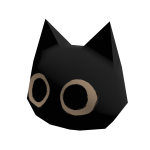Mini Cute Black Cat - Cabeza dinámica