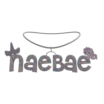 nae unicorn necklace Roblox item thumbnail