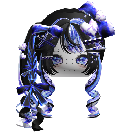 Vkei Scene Emo Moe Hair Combo Galaxy