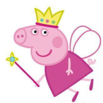 Handsome peppa pig