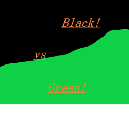 Black Team Vs Green Team!
