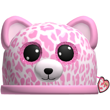 beanie boo leopard pink