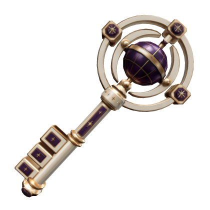 Purple and Gold Astral Key