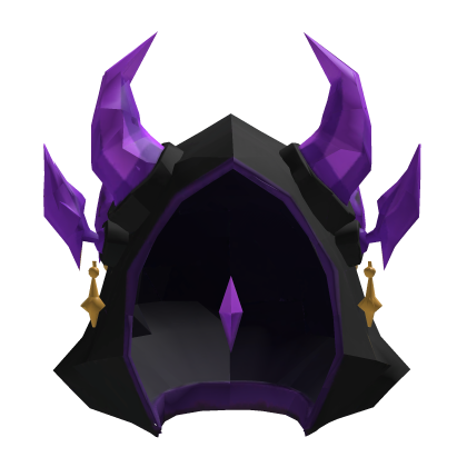 Purple Horns Hood Roblox item