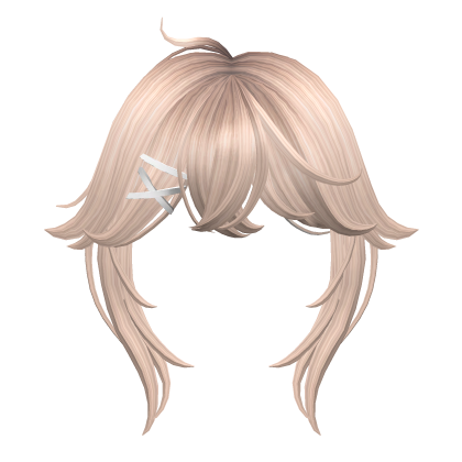 Anime Bangs with Hair Clips(Platinum Blonde) Roblox item