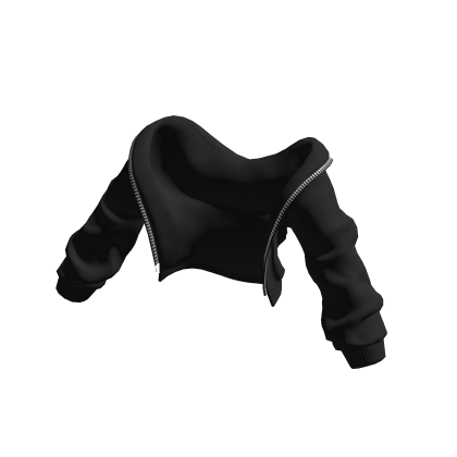 Hoodie Black Oversized Off Shoulder Basic Y2K Hood