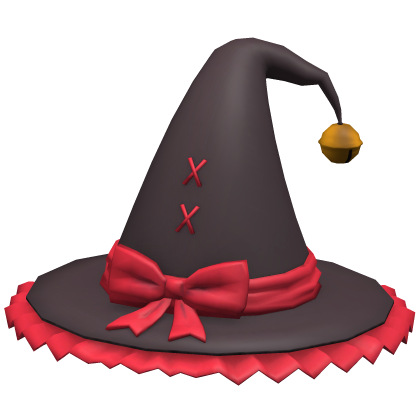 Red Halloween Witch Hat Roblox item