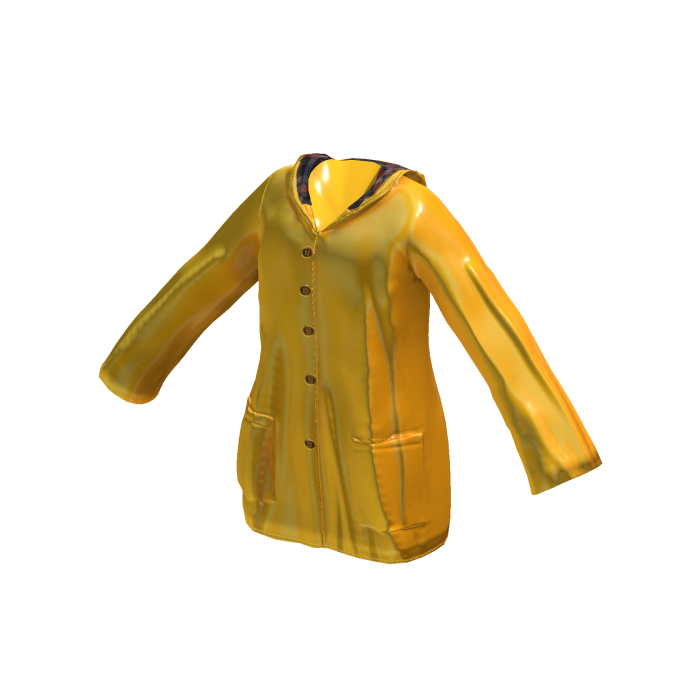 Yellow Halloween Raincoat 
