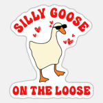 Silly goose and goofy goose