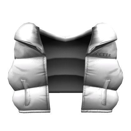 Cette Puffer Vest In White [3.0]
