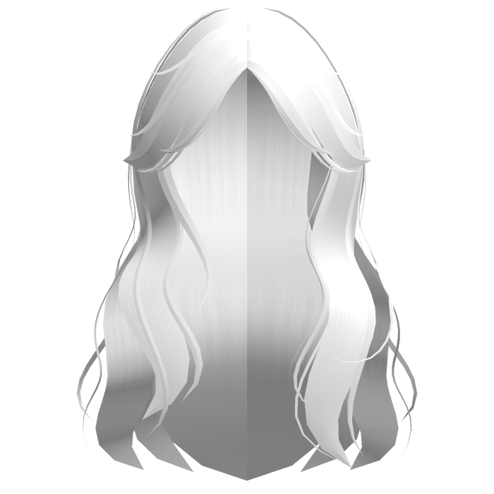 ♡ obsession nikki white long curtain wavy hair