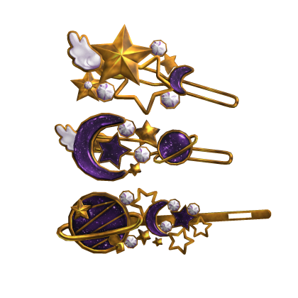 Celestial Hair Clips