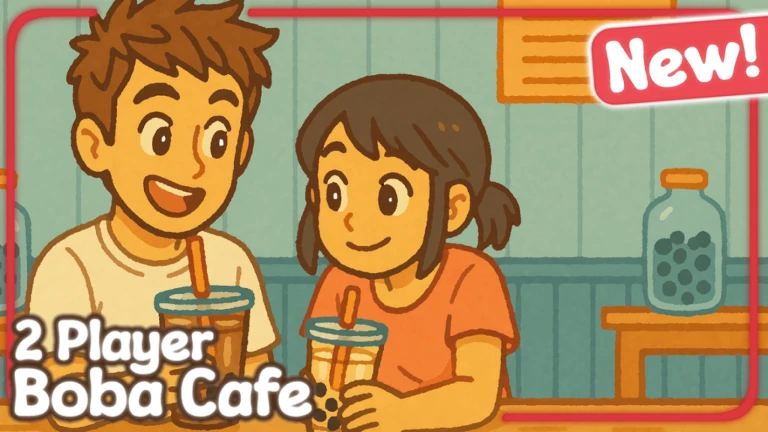 🧋2 Player Boba Cafe Tycoon 🧋