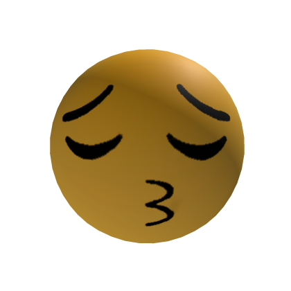 Disappointed Funny Emoji Head Roblox item