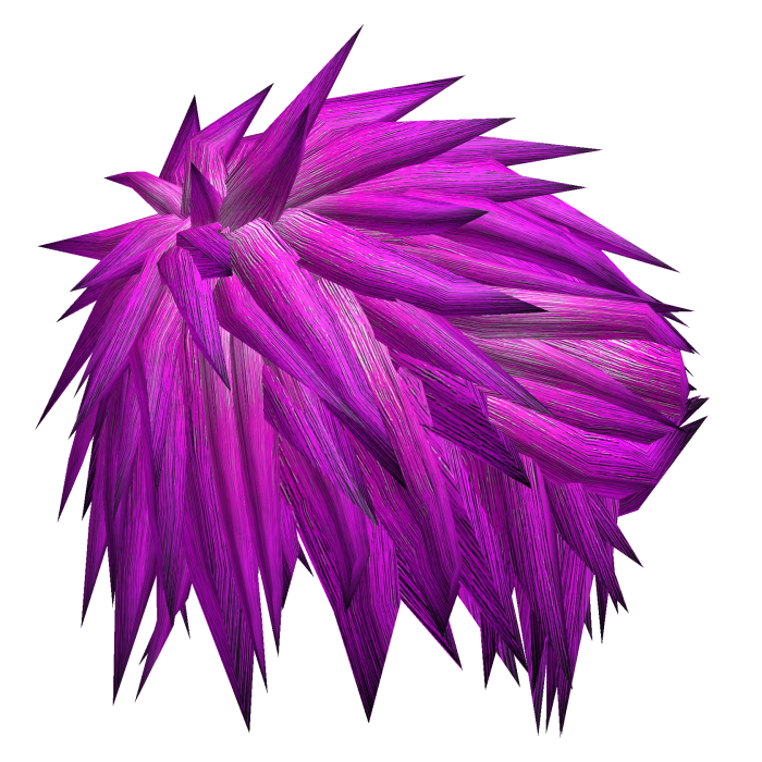 final fantasy cloud strife spiky hair in pink