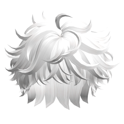 Fluffy Messy Hair(White)