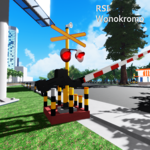 (X)indonesia railroad crossing