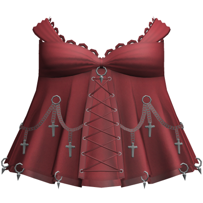 Gothic Pierced Dress Red 3.0 Roblox item