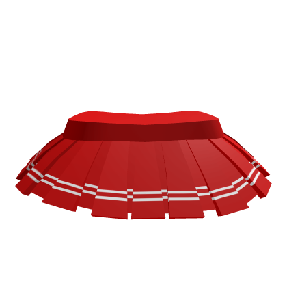 Red long skirt roblox cheap