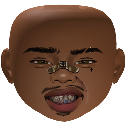 Grizz Male Boy Mesh Masc Makeup Man Face Bro Roblox item