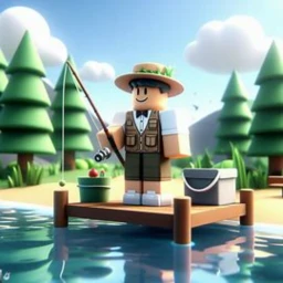 average fishing simulator game icon