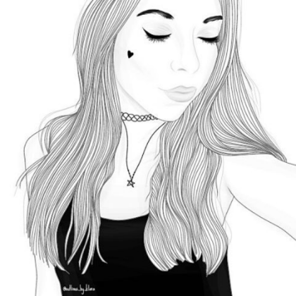 Girl Outline Roblox decal