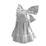 Cute Pretty White Ribbon Dress