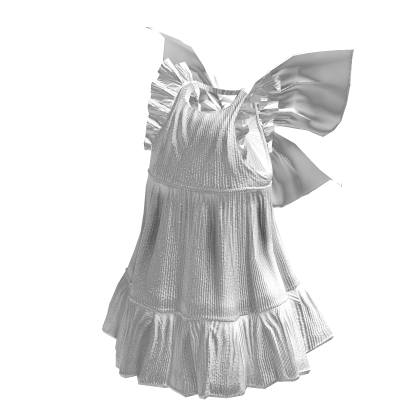 Cute Pretty White Ribbon Dress