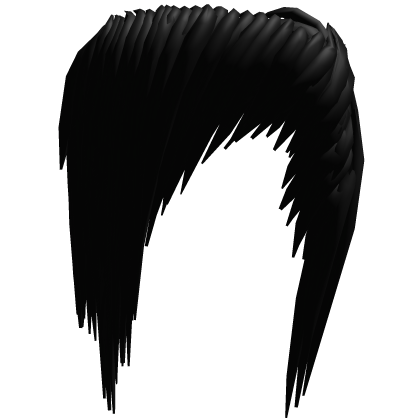 Black Emo Hair @ON <҂3 Roblox item