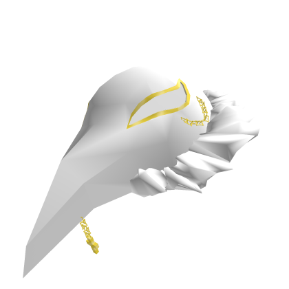 Hawk Mask - White/Gold Roblox item