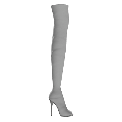 Peep-Toe Beige Boot Heel… - Right Shoe Accessory - Roblox