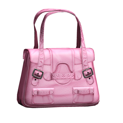 Cute Aesthetic Y2K Leather Hand Bag in Pink thumbnail