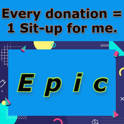 every donation = a situp for me
