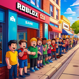 Line for the bank