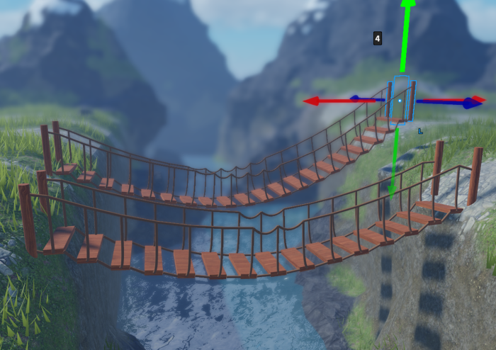 Suspension Bridge - Adjustable and Realistic preview 1