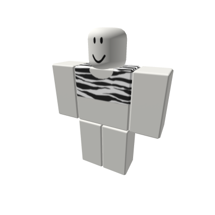 Zebra Pattern Crop Top thumbnail