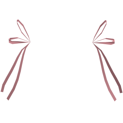 pink flowing hair ribbons Roblox item
