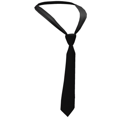 Loose Tie in black