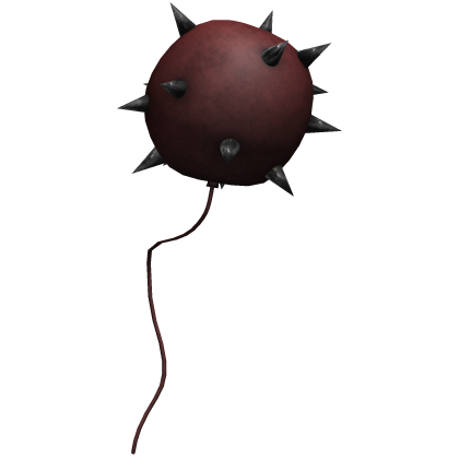 scary red spiky balloon