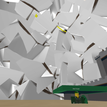 interactable skybox of paper