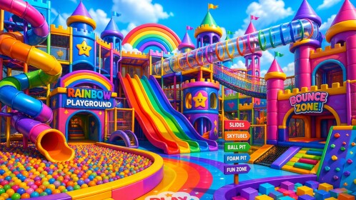 [🌈] The HUGE Playground Playplace! [🏰]