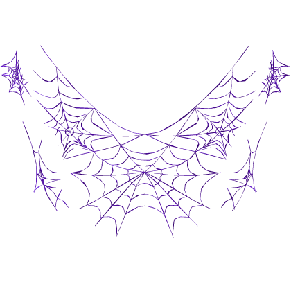 Purple Halloween Sakura Antlers Spiderwebs (Addon) Roblox item