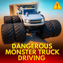 Dangerous Monster Truck Driving